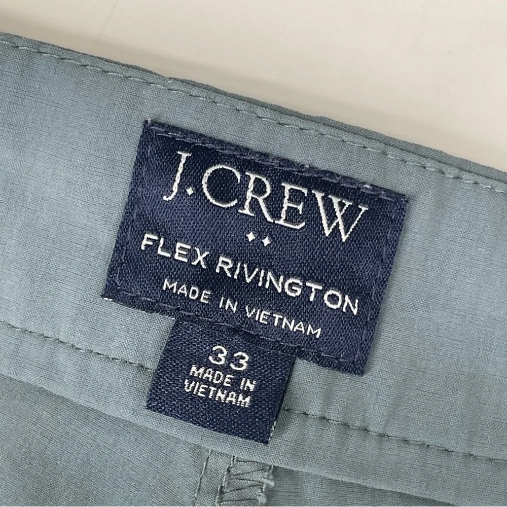 J. Crew Men’s Flex Rivington Flat Front Shorts Sz 33 10” Inseam Bundle of 2 Pair